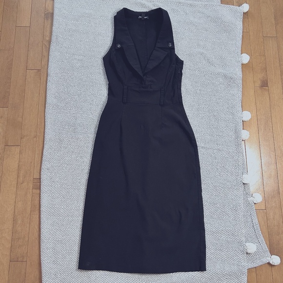 Le Château⎪Sleeveless Tuxedo Dress - Picture 1 of 10